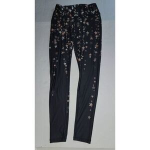 Anjali Mahamudra Star Stretchy‎ Yoga Pants Size Large Star Print